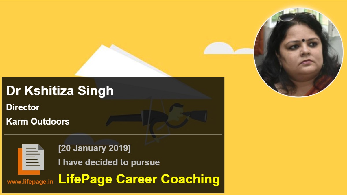 Dr Kshitiza Singh | Working Professional Testimonial | LifePage Career Plan